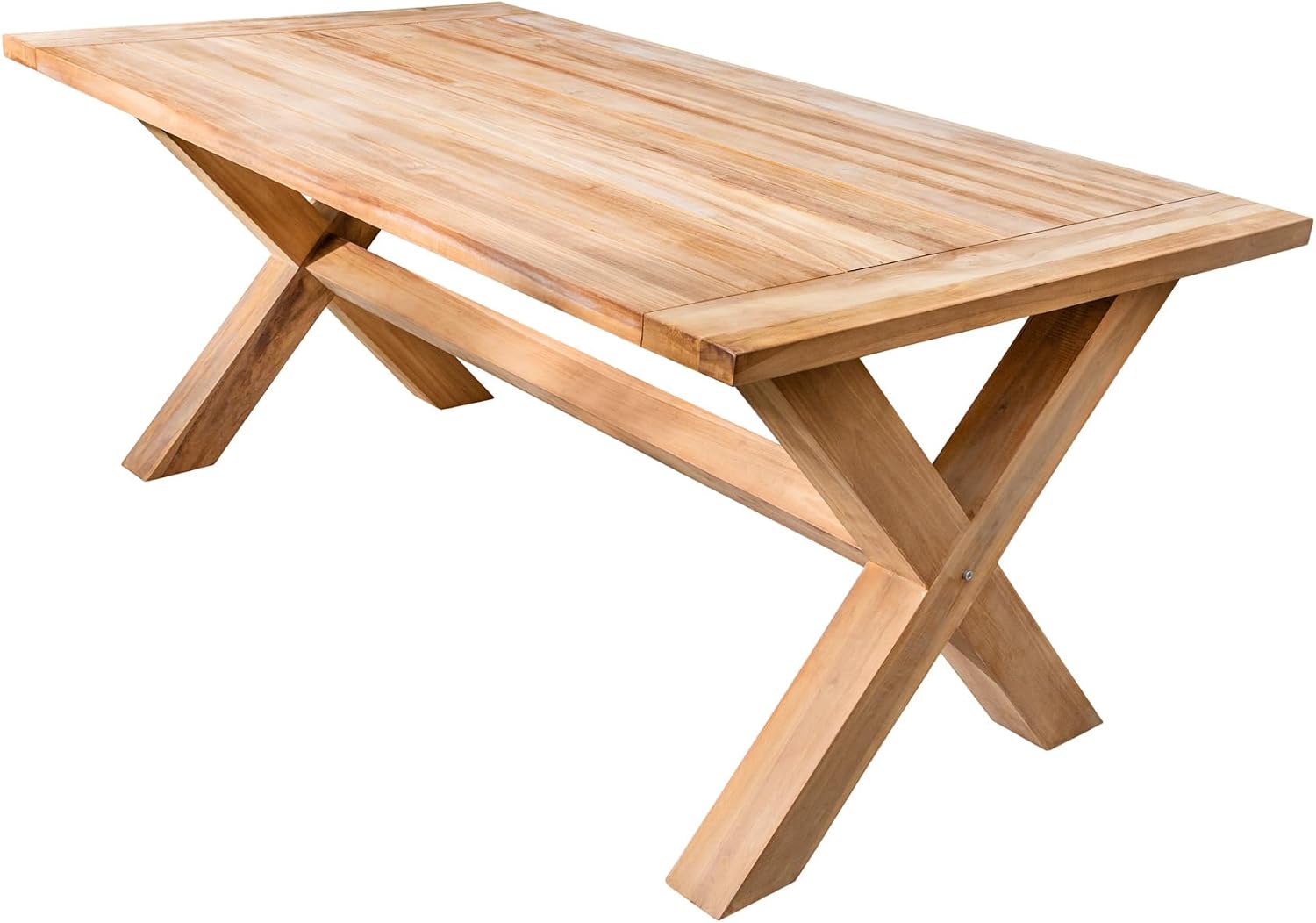 Riess-ambiente.de Wetterfester Gartentisch Empire Teak 180 cm Teak Massivholz Outdoor Esstisch, Massiver Esstisch für Deinen Garten