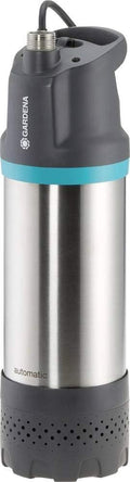 Gardena Tauch-Druckpumpe 6100/5 inox automatic: Automatische Tauchdruckpumpe mit 6100 l/h Fördermenge, Mit Schmutzfilter, Geräuscharmer Betrieb