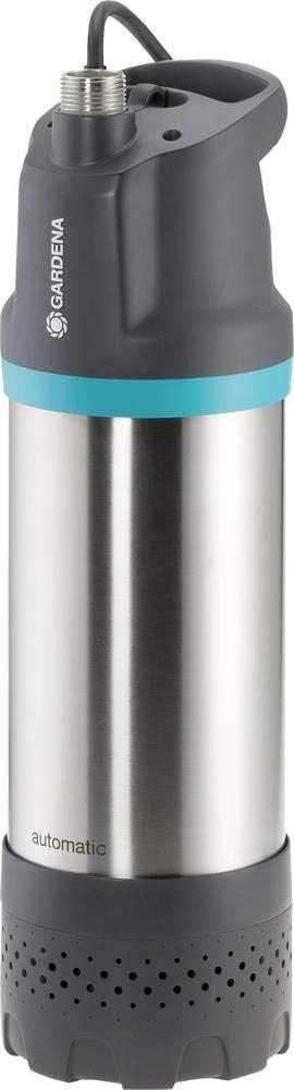 Gardena Tauch-Druckpumpe 6100/5 inox automatic: Automatische Tauchdruckpumpe mit 6100 l/h Fördermenge, Mit Schmutzfilter, Geräuscharmer Betrieb