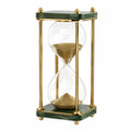 Sanduhr mit Glasgehäuse und goldenem Rahmen, 60 Minuten
