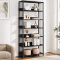 Tribesigns Bücherregal mit 6 Ebenen, 190 cm groß Industrielles Standregal, 30 80 190 CM, Bücherschrank Lagerregal, Freistehendes Regal für Wohnzimmer