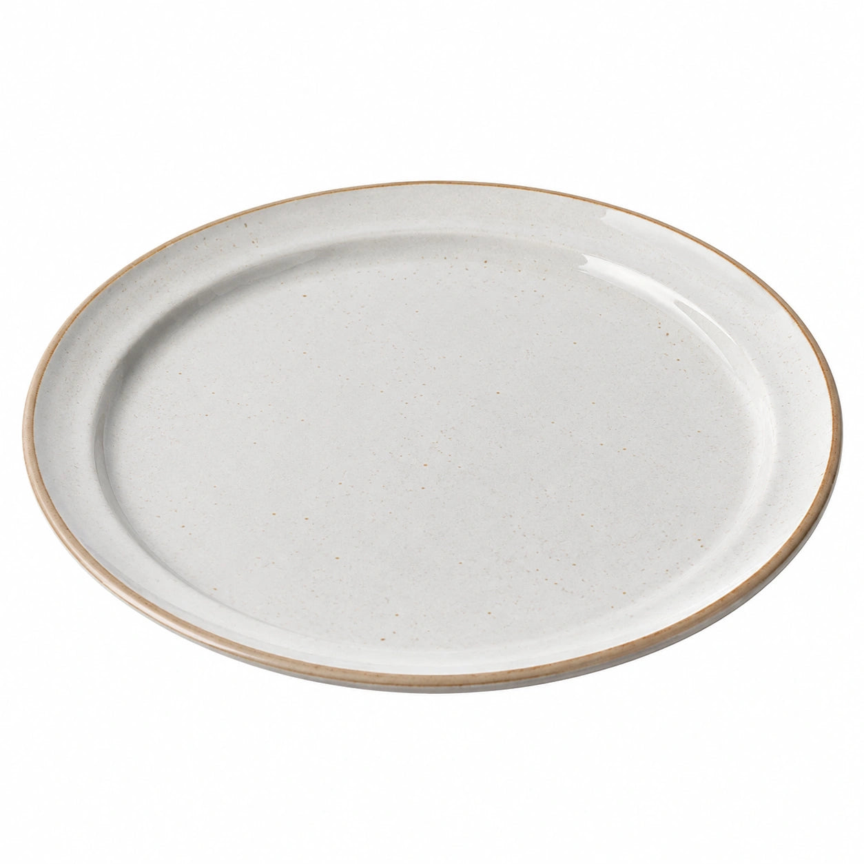 Runder Keramikteller Ø28cm Grau