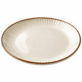 Runder Keramik Essteller Creme 26 cm