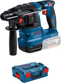 Bosch Professional 18 V System Akku Bohrhammer GBH 18 V-22, Ohne Akku/Ladegerät, Inkl. L-BOXX, Mit SDS Plus, Kickback und Vibration Control