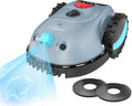 YARDCARE V100 Mähroboter ohne Begrenzungskabel, 4,0 Ah Akku Rasenmäher Roboter, Mit Vision-Navigation, Hindernisvermeidung, 150 Arten