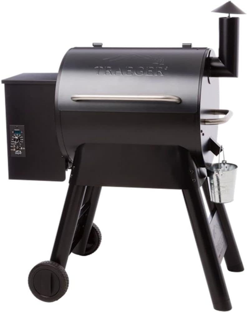 Traeger Pro Series 22 Grill Barrel Pella oder Pellet schwarz, Blau, Barbecue Grill, 3690 cm2