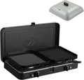 CADAC, Outdoor Campinggrill Set mit Piezo-Zündung und Flammenausfallsicherung, 2 Cook 3 Turbo Deluxe und Universelle Grillkuppel, 50mBar
