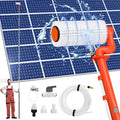 ShinePick Elektrische Teleskop Waschbürste 6,2m,  Reinigungsbürste mit Teleskopstiel Ausziehbar, Teleskopbürste Reinigungsset für PV Anlage