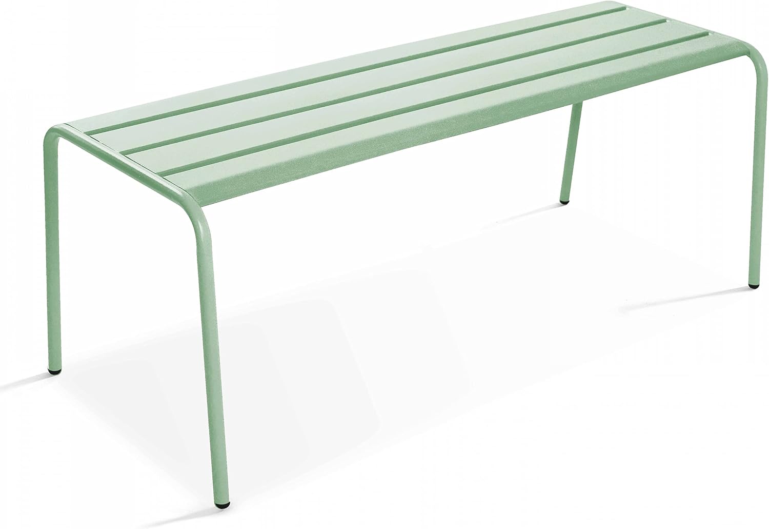 Oviala Gartenbank Stahl Sitzbank, Salbeigrün, Palavas, Metall