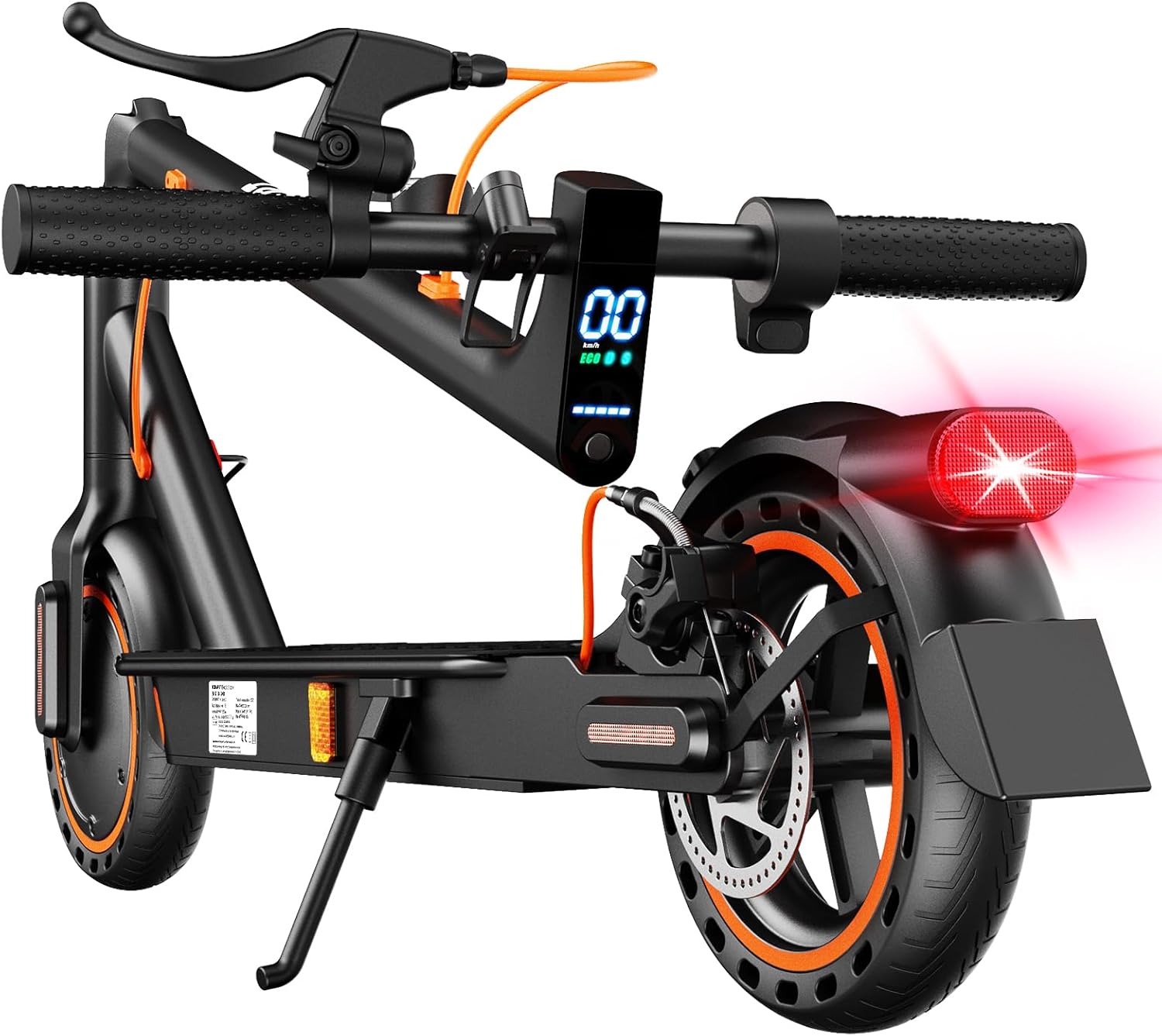 TODIMART E Scooter mit Straßenzulassung T-Serie mit APP, 350 W Motor, 30-35km Reichweite, 8,5 Zoll Wabenreifen