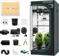 MARS HYDRO Smart Growzelt Komplettset mit WiFi-Integrierte Controller43, 80 × 80 × 160 cm 1680D Hohe Reflektivität Grow Box Komplettset