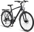 Licorne Bike Premium Touring Trekking Bike in 28 Zoll Aluminium Scheibenbremse Fahrrad für Jungen, Damen und Herren, 21 Gang-Schaltung