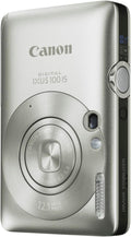 Canon Digital IXUS 100 IS Digitalkamera (12 MP, 6,4 cm, SLIM) silber, 3-fach opt. Zoom, 2,5 Zoll, Display, HDMI