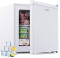 Upstreman 35 l Gefrierschrank Klein, UF35, Umkehrbare Türen, Energiesparend, Reversibles Türscharnier, Tiefkühlschrank Klein, Büro, Hotel, Weiß