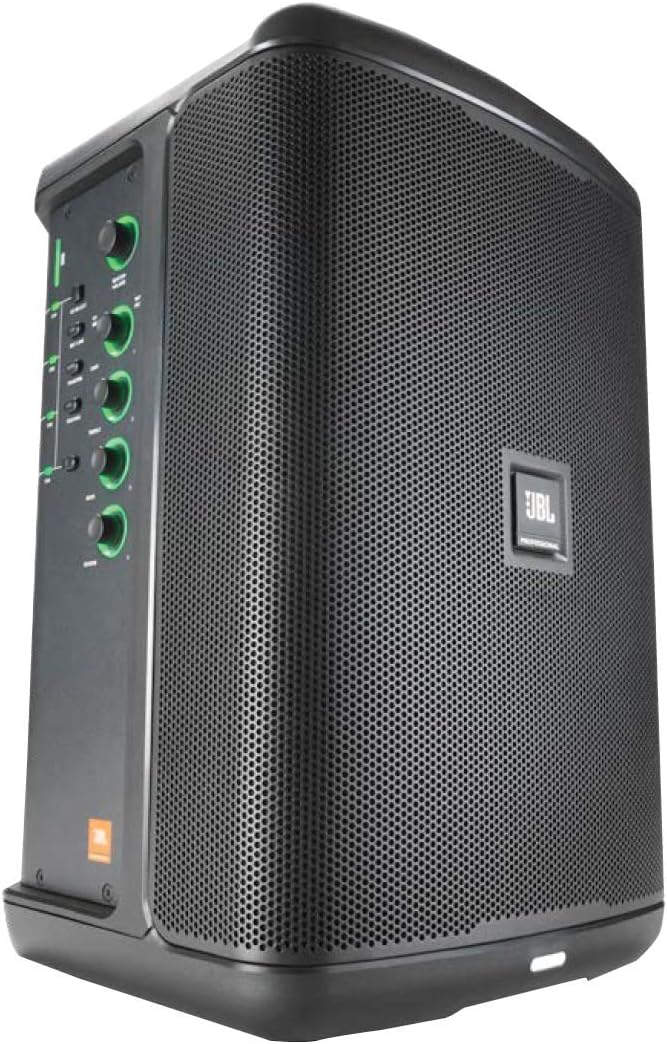 JBL EON ONE Compact, Austauschbarer Akku, Schwarz, Wiederaufladbares All-in-One-Personal-PA-System, Leicht und tragbar, Mehrere Eingänge