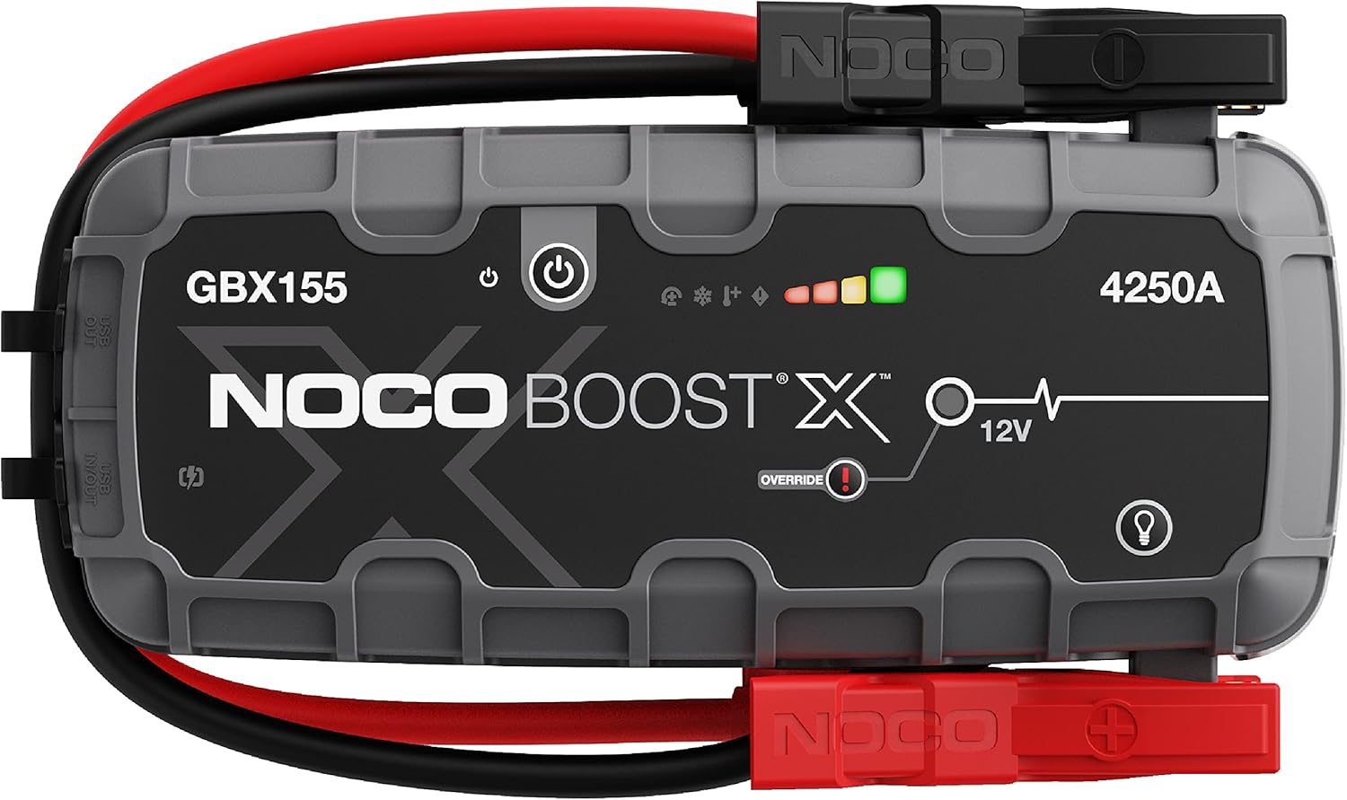 NOCO Boost X GBX155: 4250A UltraSafe Starthilfe Powerbank, 12 V Lithium-Starthilfegerät & Starterkabel