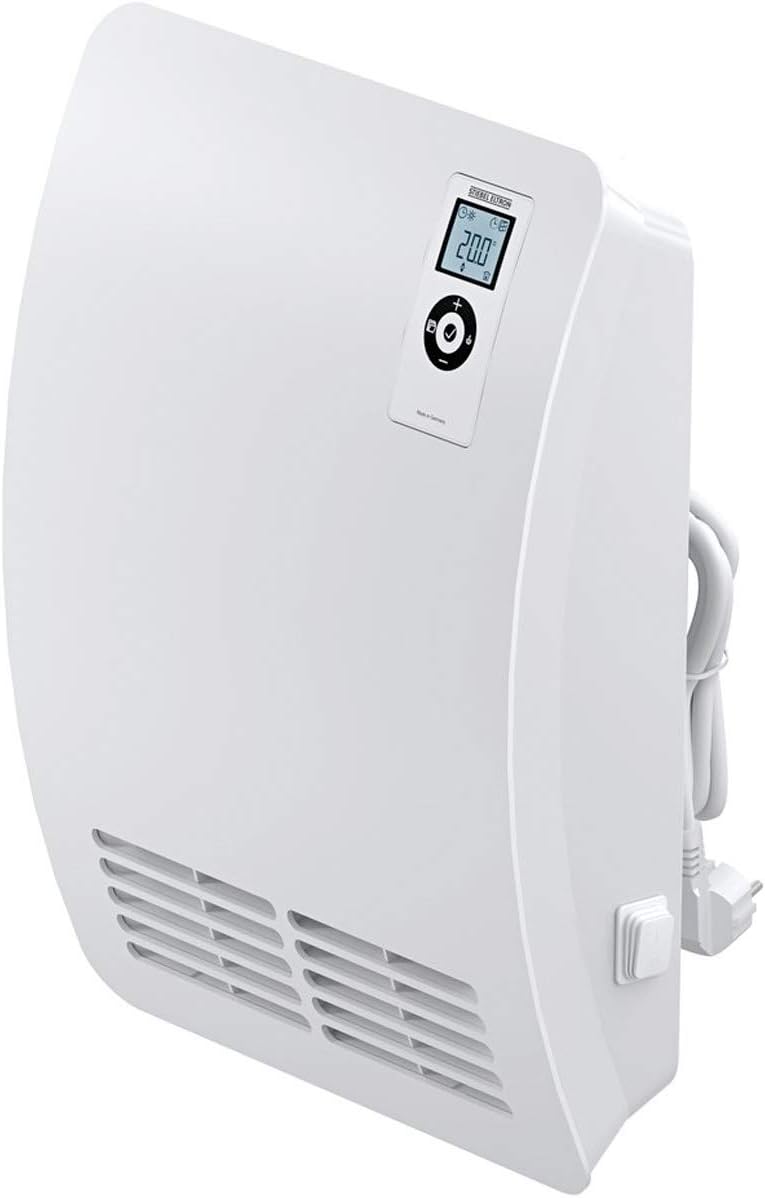 STIEBEL ELTRON Schnellheizer CK 20 Premium, 2 kW für ca. 25 m2, VDE geprüft, LC-Display, 120 Min. Timer, Silent Mode, Heizlüfter energiesparend, Bad