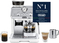 De'Longhi Siebträgermaschine La Specialista Arte EC9155.W, Weiß inkl. Barista-Kit, 1550 W, 1,7 l Tank, Espressomaschine mit Mahlwerk, 8 Mahlgrade