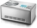 Unold 48876 Eismaschine, Volumen für 2, 0 Liter Eiscreme, 180 Watt, 2 Liter, 2 L, 2, 0 L, vollautomatischer selbstkühlender Kompressor, Display
