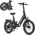 ENGWE L20 3.0 Boost Elektrofahrrad, 48 V 13,5 Ah, Akku, Bis zu 135 km, Drehmomentsensor und hydraulische Bremsen, Reifen 20 × 3,0, App-Unterstützung