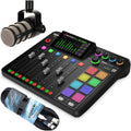 RØDE Rode Rodecaster Pro II Podcast Station Mischpult + Rode, App-Steuerung, App-/WLAN-Steuerung, Schwarz