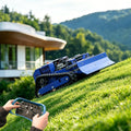 AIWEIYA Mähroboter-Rasenmäher für Raupen, RC-Mähroboter für Steigungen 100% (45°), Schnitt 21, 6 Zoll, 4 × 4, Fernbedienung, ferngesteuert