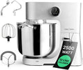 Profi Cook ProfiCook Küchenmaschine mit XXL 12L Schüssel, Food Processor für bis zu 8, 5 kg Teig, Knetmaschine mit 2500W, 13 Geschwindigkeiten