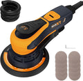 MAXXT Bürstenlose  Elektroschleifer 150 mm, Exenterschleifmaschine 5,0 mm mit Dreikernanschluss, 5 m Kabel, Automatische Bremse-2s