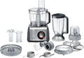 Bosch Kompakt-Küchenmaschine MultiTalent 8,50+ Funktionen, Rührschüssel 3,9 l, Mixer 1,5 l, 1250 W, MC812844, Schneiden und raspeln, Fein, Grob