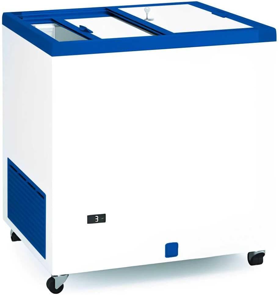 MBH - MAQUINARIA BAR HOSTELERÍA 222 L gewerbliche Gefriertruhe, 222 L gewerbliche Gefriertruhe mit Volltür, 115 W, 895 mm, Stauraum