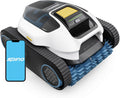 Spino E1 Poolroboter Akku Kabelloser, Spino E1 Neues, Boden und Wand, 5 Reinigungsmodi, Max 21950 LPH, 210 Min Laufzeit, SmartArc Routenplan