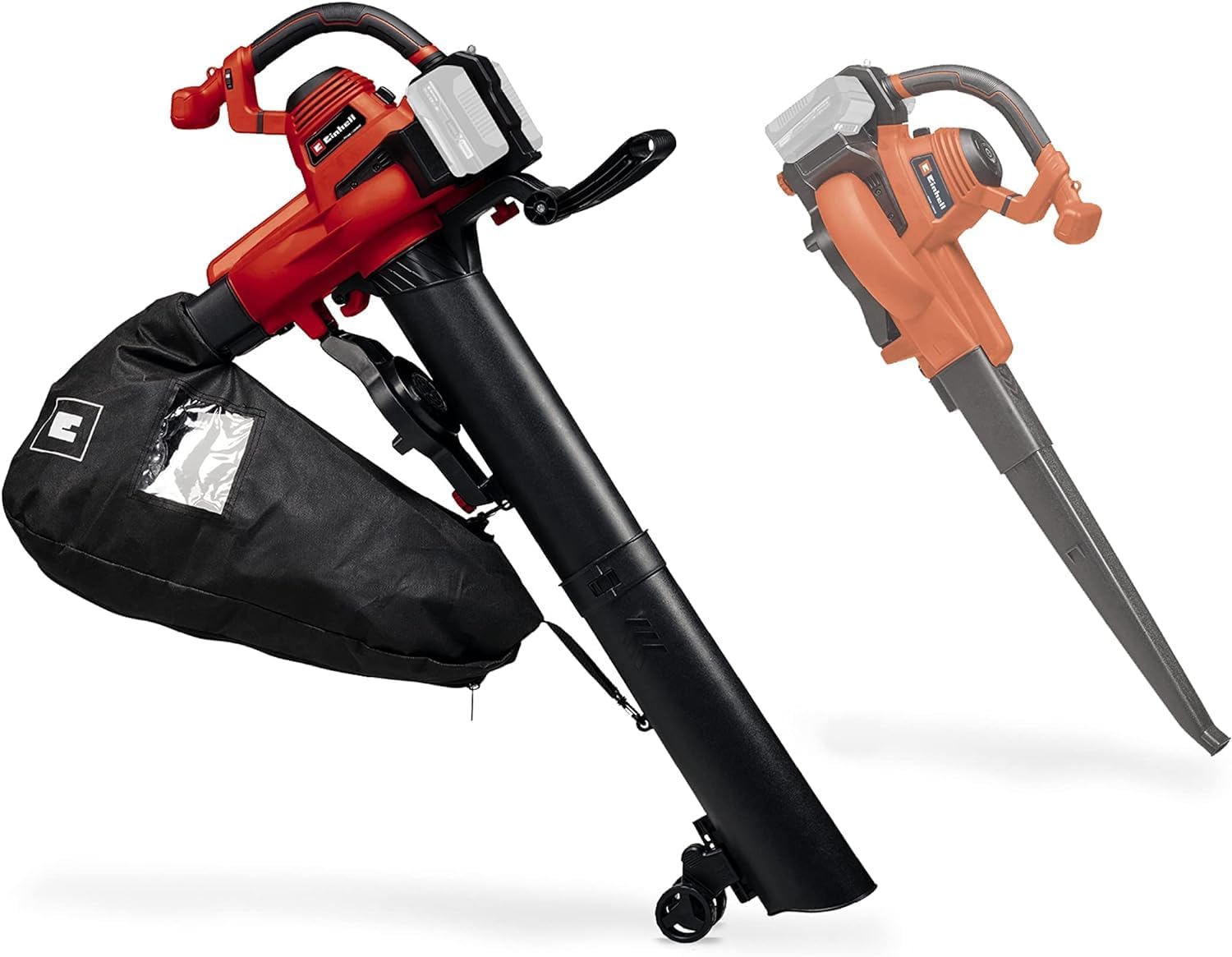 Einhell Akku-Laubsauger GE-CL 36/230 Li E-Solo Power X-Change, Ohne Akku und Ladegerät, Inkl. Saugrohr + Blasrohr, Lithium-Ionen, 18 Volt