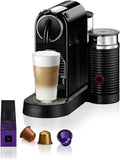 Nespresso De'Longhi  Citiz EN267.WAE Kaffeemaschine mit Milchaufschäumer, Schwarz, Energiesparfunktion