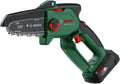 Bosch Mini-Kettensäge EasyChain 18 V-15-7, Mit 2,5 Ah Akku und Ladegerät, Kettengeschwindigkeit: 6,95 m/s, Zum Schneiden von Holz, 18-Volt-System
