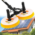 Himopuer Professionelle Solar-reinigungsbürste Teleskopstäb, 65 cm/25.59in Arbeitsbreite, 5M), 3 l, 40 mm, für PV-Anlagen(Mains Electricity
