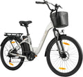 Ttgo E Bike 26 Zoll, Elektrofahrräder für Herren Damen mit 36 V 14,5 Ah/18 Ah Akku, 60–120 km Reichweite Citybike, LCD Display, 6/7-Gang