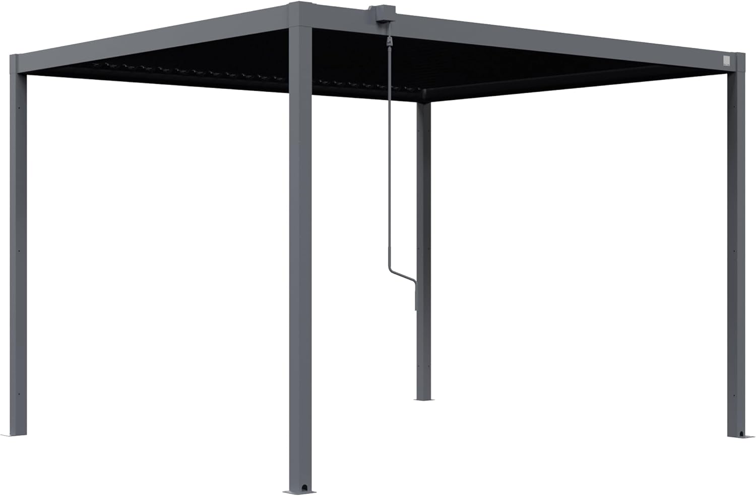 GFP Pavillon PRIMEYARD Pergola 3, 5 Pfosten , geschlossen 100% wasserdicht, 100 kg/m2, robuster Materialqualität, wetterbeständige Ausführung