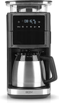 BEEM FRESH-AROMA-PERFECT III Filterkaffeemaschine mit Mahlwerk, 1000 W, Thermo, Edelstahl, Mit Isolierkanne & Aroma-Plus-Funktion, Bis zu 10 Tassen