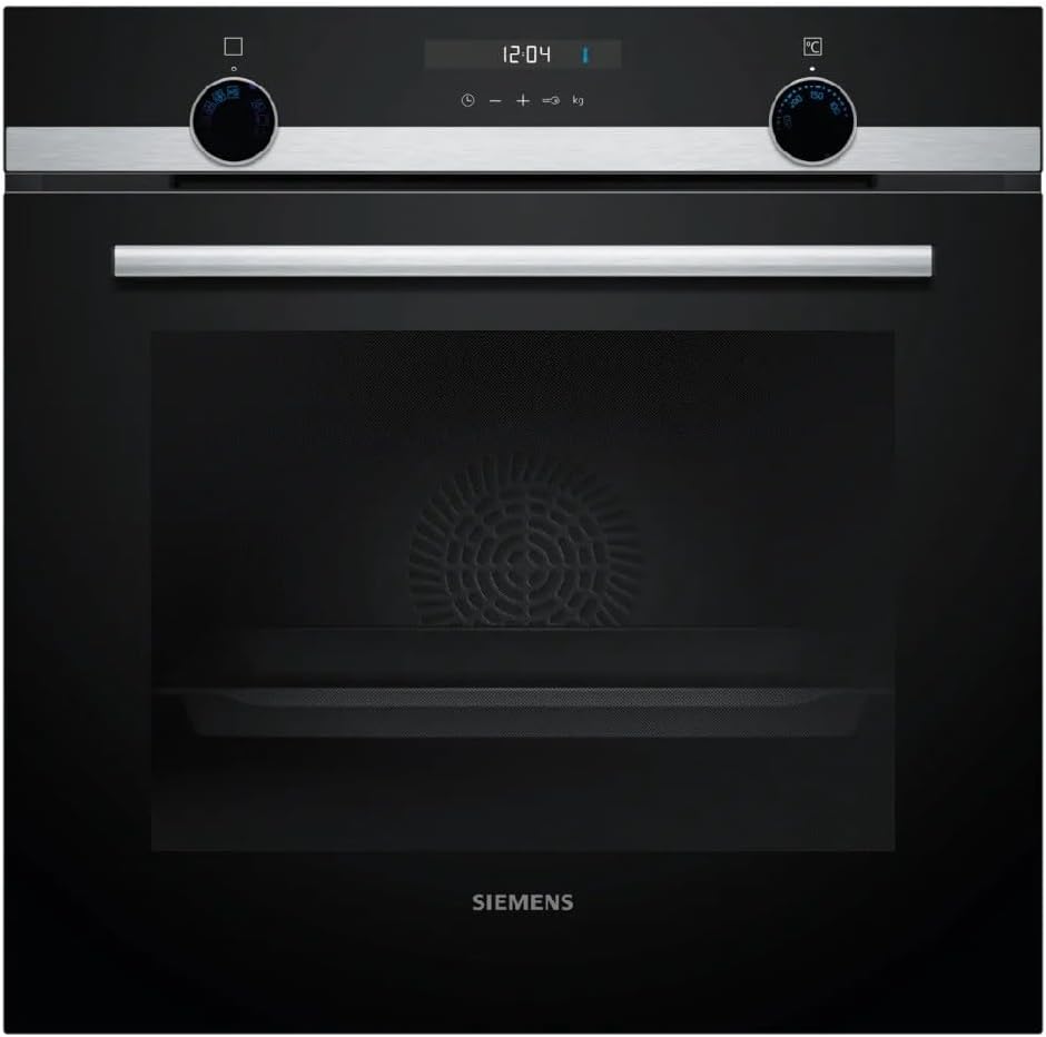 Siemens Backofen  AG HB537GES3, 4242003956168, Maße: 54, 75 × 51, 38 × 52, 33 cm, 3600 W, 71 l, Display, Marke: Siemens AG, Schwarz/Silber